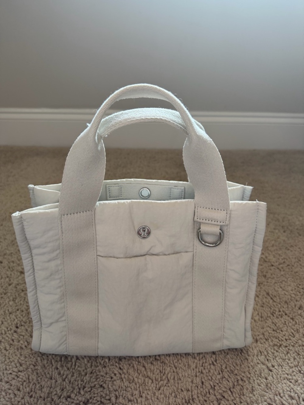 Lululemon athletica Small Canvas Tote Bag in Off-White